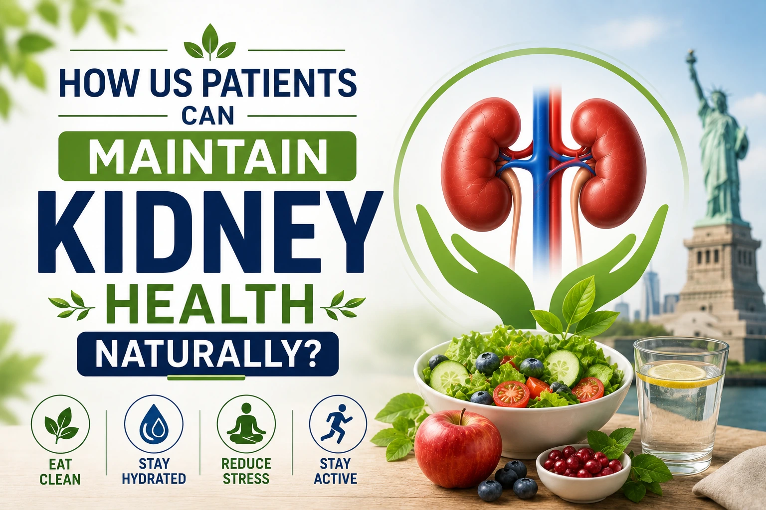 How US Patients Can Maintain Kidney Health Naturally?